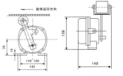 速度開關(guān)，測(cè)速傳感器XSAV11801（低速型）高低速速度開關(guān)